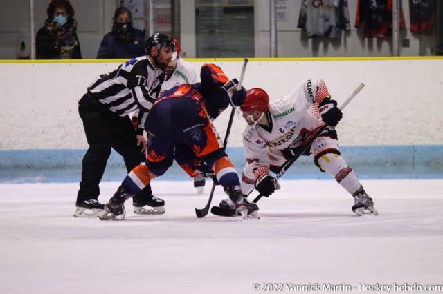 Photo hockey match Clermont-Ferrand - Cholet  le 29/01/2022