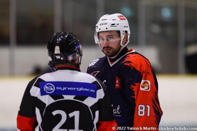 Photo hockey match Clermont-Ferrand - Cholet  le 29/01/2022