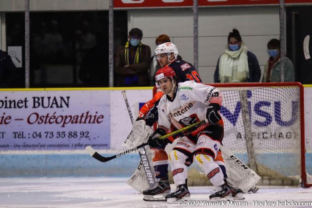 Photo hockey match Clermont-Ferrand - Cholet  le 29/01/2022