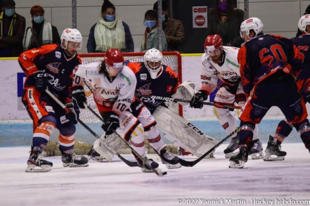 Photo hockey match Clermont-Ferrand - Cholet  le 29/01/2022
