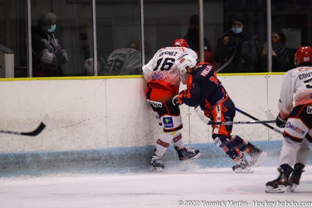 Photo hockey match Clermont-Ferrand - Cholet  le 29/01/2022