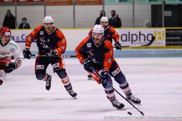 Photo hockey match Clermont-Ferrand - Cholet  le 29/01/2022