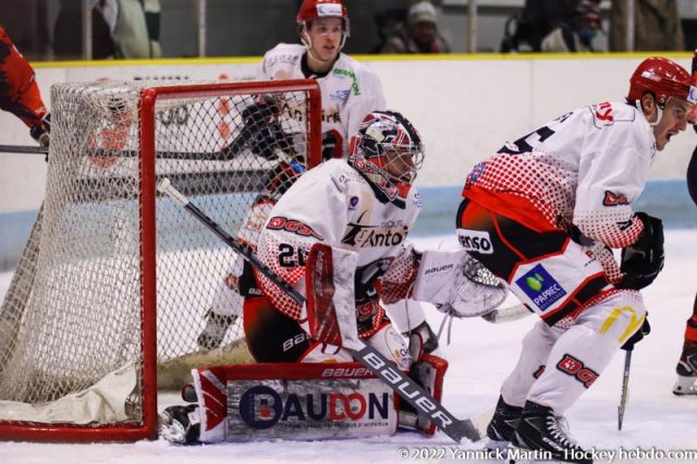 Photo hockey match Clermont-Ferrand - Cholet  le 29/01/2022