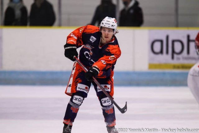 Photo hockey match Clermont-Ferrand - Cholet  le 29/01/2022