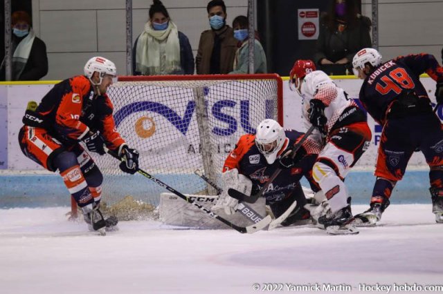 Photo hockey match Clermont-Ferrand - Cholet  le 29/01/2022