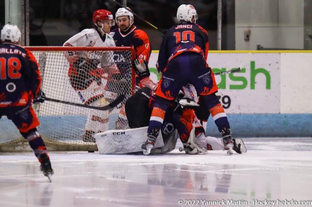 Photo hockey match Clermont-Ferrand - Cholet  le 29/01/2022