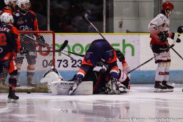 Photo hockey match Clermont-Ferrand - Cholet  le 29/01/2022