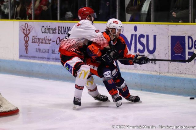 Photo hockey match Clermont-Ferrand - Cholet  le 29/01/2022