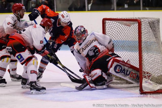 Photo hockey match Clermont-Ferrand - Cholet  le 29/01/2022