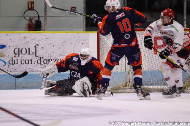 Photo hockey match Clermont-Ferrand - Cholet  le 29/01/2022