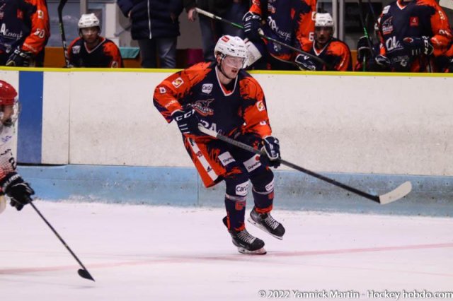 Photo hockey match Clermont-Ferrand - Cholet  le 29/01/2022