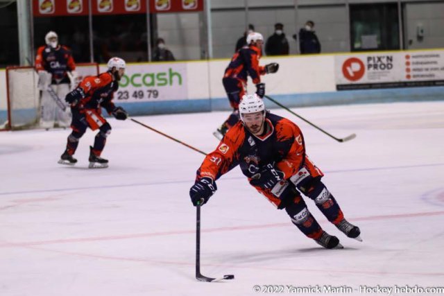 Photo hockey match Clermont-Ferrand - Cholet  le 29/01/2022