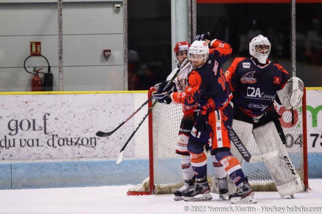 Photo hockey match Clermont-Ferrand - Cholet  le 29/01/2022