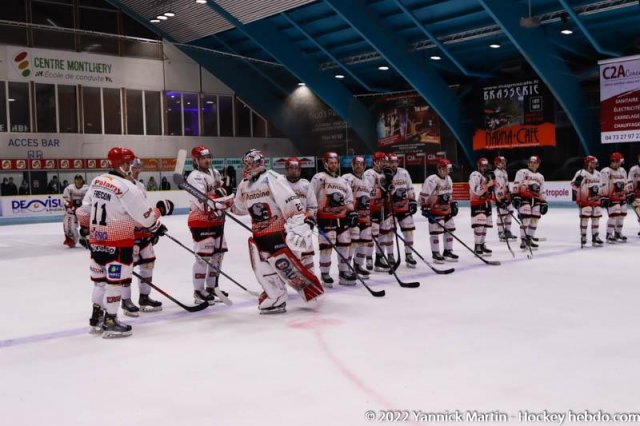 Photo hockey match Clermont-Ferrand - Cholet  le 29/01/2022