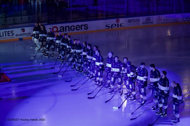 Photo hockey match Angers  - Anglet le 01/02/2022
