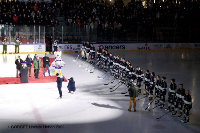 Photo hockey match Angers  - Anglet le 01/02/2022