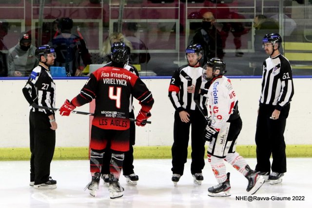 Photo hockey match Nice - Amiens  le 05/02/2022