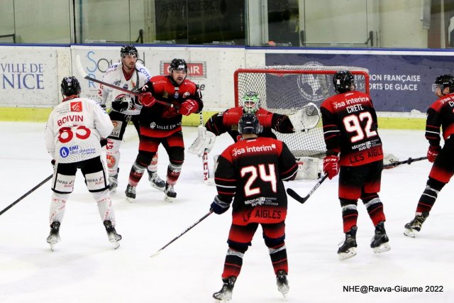 Photo hockey match Nice - Amiens  le 05/02/2022