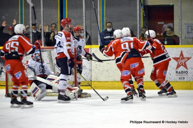 Photo hockey match Dijon  - Lyon le 12/02/2022