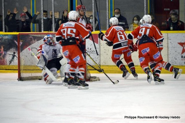 Photo hockey match Dijon  - Lyon le 12/02/2022