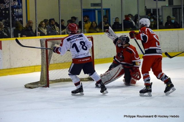 Photo hockey match Dijon  - Lyon le 12/02/2022