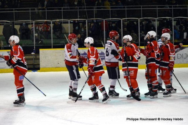 Photo hockey match Dijon  - Lyon le 12/02/2022