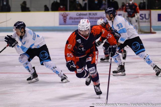 Photo hockey match Clermont-Ferrand - Marseille le 12/02/2022