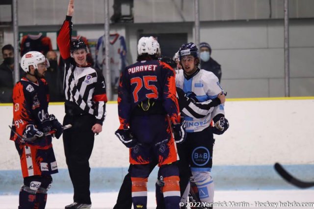 Photo hockey match Clermont-Ferrand - Marseille le 12/02/2022