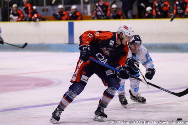 Photo hockey match Clermont-Ferrand - Marseille le 12/02/2022