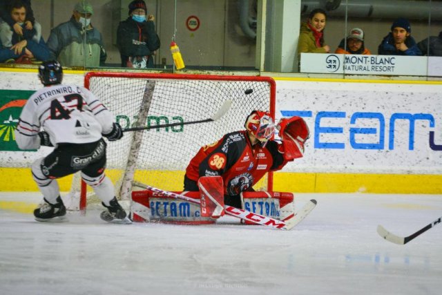 Photo hockey match Chamonix  - Mulhouse le 13/02/2022