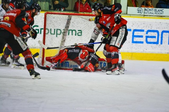 Photo hockey match Chamonix  - Mulhouse le 13/02/2022