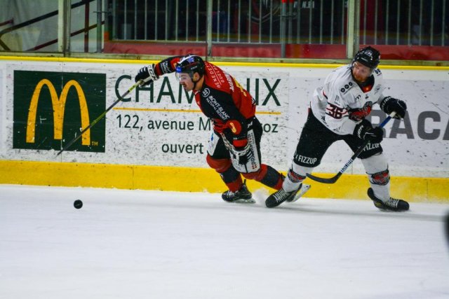 Photo hockey match Chamonix  - Mulhouse le 13/02/2022