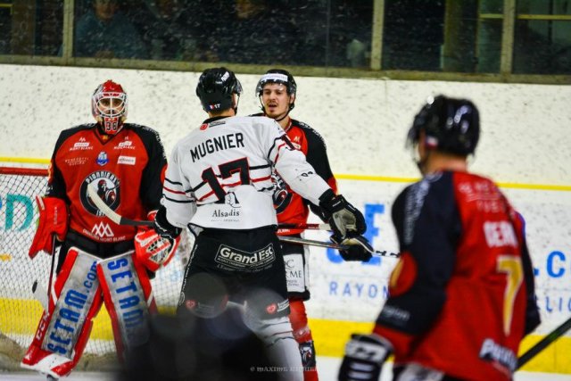 Photo hockey match Chamonix  - Mulhouse le 13/02/2022