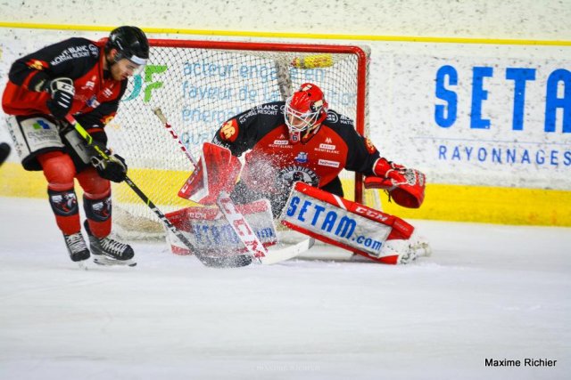 Photo hockey match Chamonix  - Nice le 15/02/2022