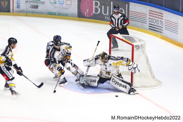 Photo hockey match Rouen - Amiens  le 16/02/2022