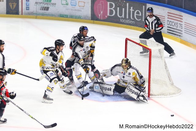 Photo hockey match Rouen - Amiens  le 16/02/2022