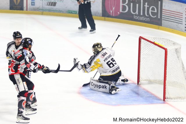 Photo hockey match Rouen - Amiens  le 16/02/2022