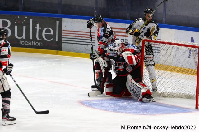 Photo hockey match Rouen - Amiens  le 16/02/2022