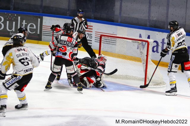 Photo hockey match Rouen - Amiens  le 16/02/2022