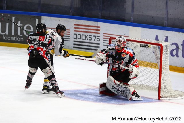 Photo hockey match Rouen - Amiens  le 16/02/2022