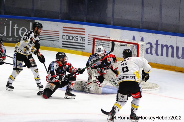Photo hockey match Rouen - Amiens  le 16/02/2022