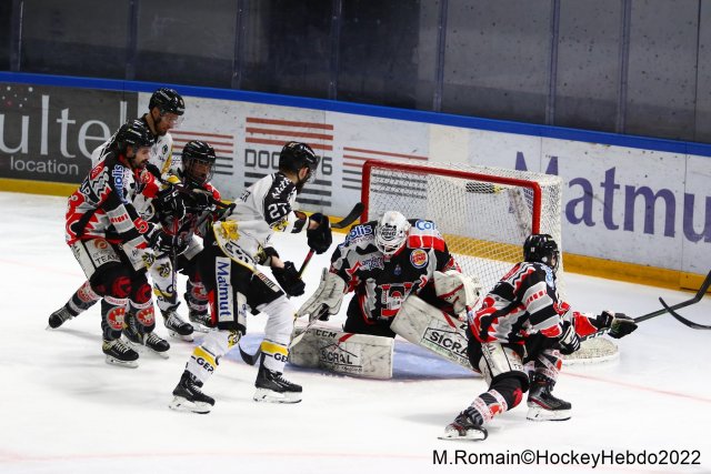Photo hockey match Rouen - Amiens  le 16/02/2022