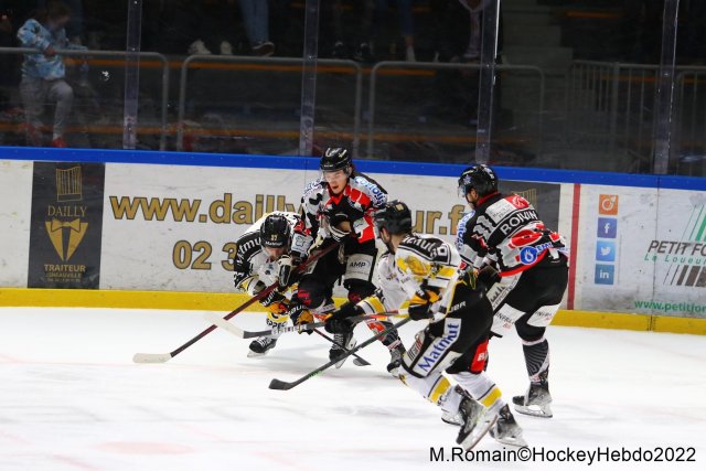 Photo hockey match Rouen - Amiens  le 16/02/2022