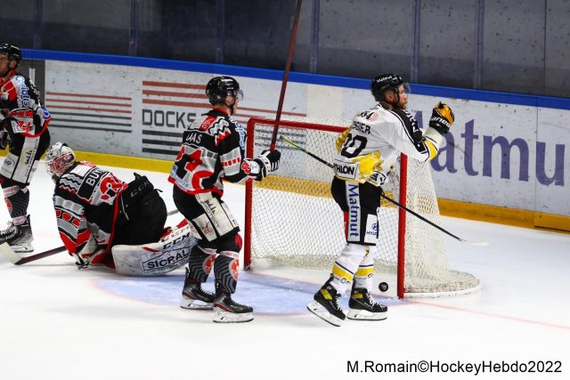 Photo hockey match Rouen - Amiens  le 16/02/2022