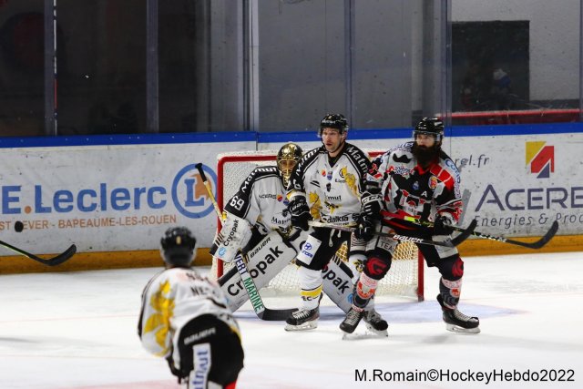 Photo hockey match Rouen - Amiens  le 16/02/2022