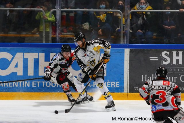 Photo hockey match Rouen - Amiens  le 16/02/2022