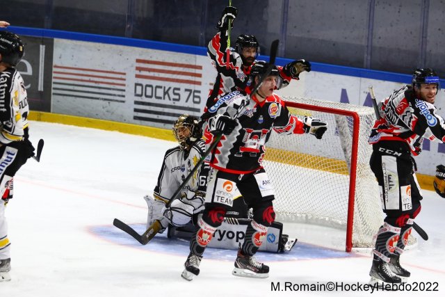 Photo hockey match Rouen - Amiens  le 16/02/2022