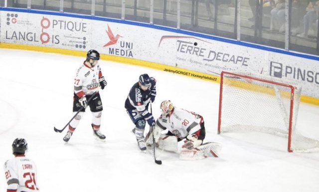 Photo hockey match Angers  - Bordeaux le 16/02/2022