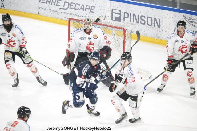 Photo hockey match Angers  - Amiens  le 18/02/2022