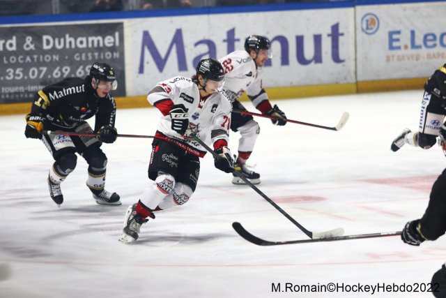 Photo hockey match Rouen - Bordeaux le 18/02/2022